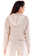 Bluza Damska Model A590 Beige - awama Awama Bluza Damska Model A590 Beige - awama Awama