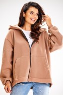 Bluza Damska Model A610 Beige - awama Awama Bluza Damska Model A610 Beige - awama Awama