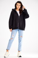Bluza Damska Model A610 Black - awama Awama Bluza Damska Model A610 Black - awama Awama
