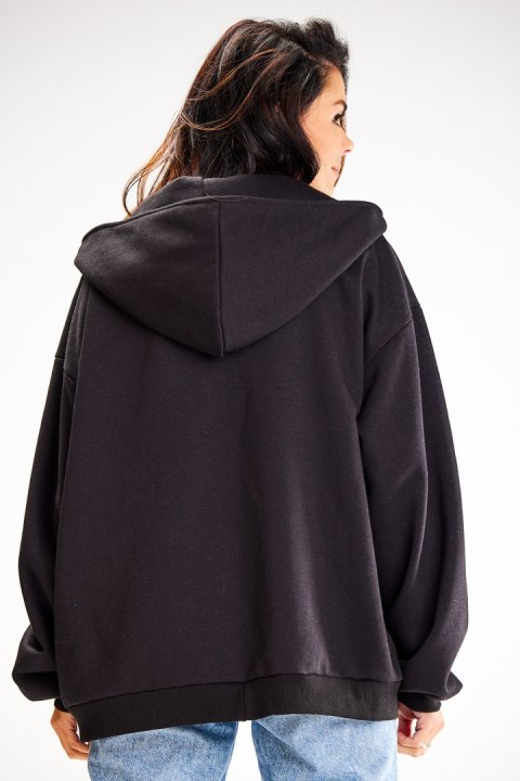 Bluza Damska Model A610 Black - awama Awama Bluza Damska Model A610 Black - awama Awama