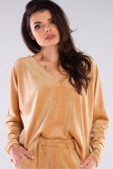 Bluzka Damska Model A417 Beige - awama Awama Bluzka Damska Model A417 Beige - awama Awama