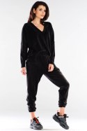 Bluzka Damska Model A417 Black - awama Awama Bluzka Damska Model A417 Black - awama Awama