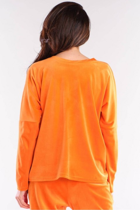 Bluzka Damska Model A417 Orange - awama Awama Bluzka Damska Model A417 Orange - awama Awama