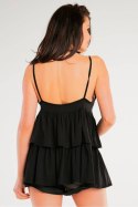 Bluzka Model A432 Black - awama Awama Bluzka Model A432 Black - awama Awama