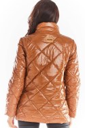 Kurtka Damska Model A384 Pikówka Beige - awama Awama Kurtka Damska Model A384 Pikówka Beige - awama Awama