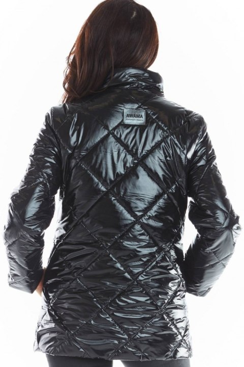 Kurtka Damska Model A384 Pikówka Black - awama Awama Kurtka Damska Model A384 Pikówka Black - awama Awama