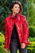 Kurtka Damska Model A384 Pikówka Red - awama Awama Kurtka Damska Model A384 Pikówka Red - awama Awama