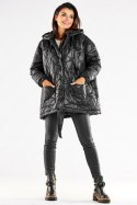 Kurtka Damska Model A536 Black - awama Awama Kurtka Damska Model A536 Black - awama Awama