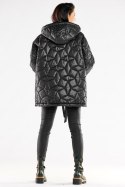 Kurtka Damska Model A536 Black - awama Awama Kurtka Damska Model A536 Black - awama Awama