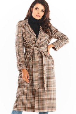 Płaszcz Damski Model A368 Brown - awama Awama