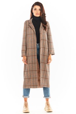 Płaszcz Damski Model A368 Brown - awama Awama