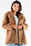 Płaszcz Damski Model A534 Brown - awama Awama Płaszcz Damski Model A534 Brown - awama Awama