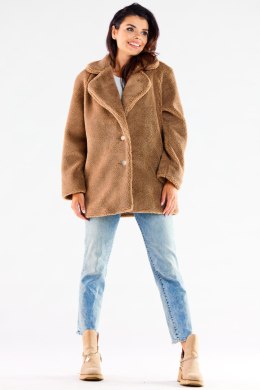 Płaszcz Damski Model A534 Brown - awama Awama
