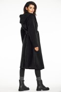 Płaszcz Damski Model A682 Black - awama Awama Płaszcz Damski Model A682 Black - awama Awama