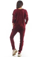 Spodnie Damskie Model A377 Bordo Welur - awama Awama Spodnie Damskie Model A377 Bordo Welur - awama Awama