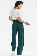 Spodnie Damskie Model A674 Bottle Green - awama Awama Spodnie Damskie Model A674 Bottle Green - awama Awama