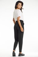 Spodnie Damskie Model A675 Black - awama Awama Spodnie Damskie Model A675 Black - awama Awama