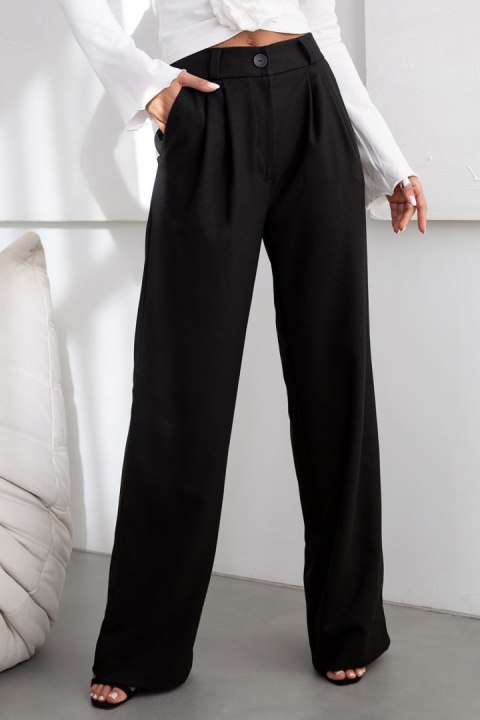 Spodnie Damskie Model Fine T36 Black - IVON IVON Spodnie Damskie Model Fine T36 Black - IVON IVON