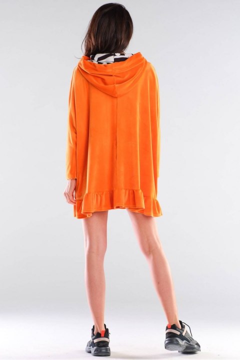 Sukienka Bluza Model A419 Orange - awama Awama Sukienka Bluza Model A419 Orange - awama Awama