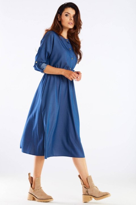 Sukienka Model A452 Blue - awama Awama Sukienka Model A452 Blue - awama Awama