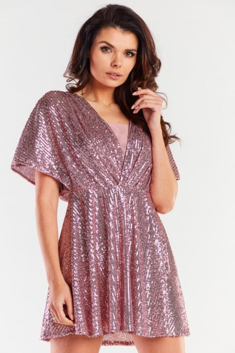 Sukienka Model A488 Pink - awama Awama Sukienka Model A488 Pink - awama Awama