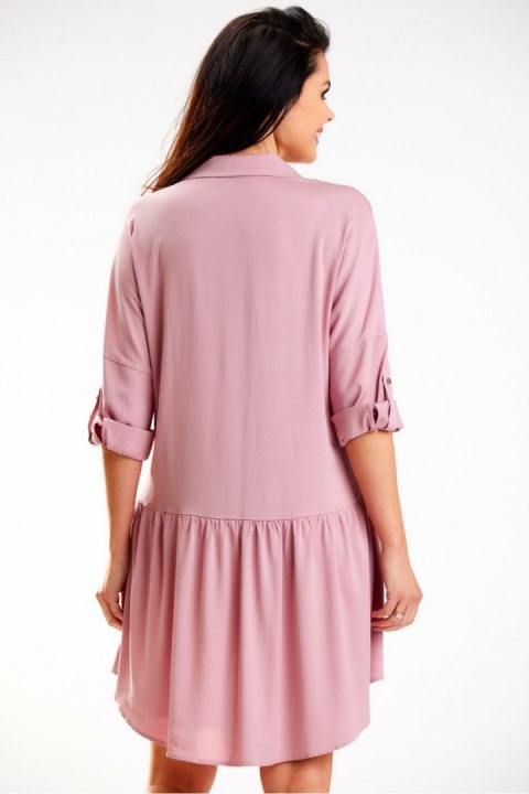 Sukienka Model A584 Dirty Pink - awama Awama Sukienka Model A584 Dirty Pink - awama Awama