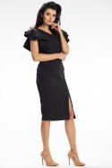 Sukienka Model A634 Black - awama Awama Sukienka Model A634 Black - awama Awama