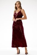 Sukienka Model A697 Claret - awama Awama Sukienka Model A697 Claret - awama Awama