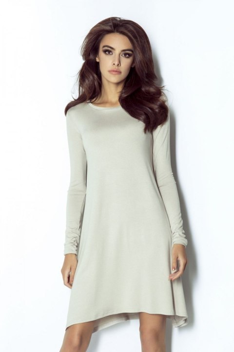 Sukienka Model Amelya 205 Beige - IVON IVON Sukienka Model Amelya 205 Beige - IVON IVON