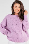 Sweter Damski Model A445 Violet - awama Awama Sweter Damski Model A445 Violet - awama Awama