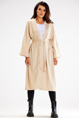Sweter Kardigan Model A617 Beige - awama Awama