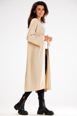 Sweter Kardigan Model A617 Beige - awama Awama