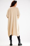 Sweter Kardigan Model A617 Beige - awama Awama Sweter Kardigan Model A617 Beige - awama Awama