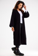 Sweter Kardigan Model A617 Black - awama Awama Sweter Kardigan Model A617 Black - awama Awama