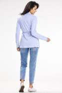 Sweter Kardigan Model A655 Blue - awama Awama Sweter Kardigan Model A655 Blue - awama Awama