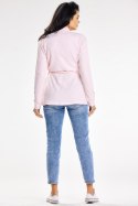 Sweter Kardigan Model A655 Powder Pink - awama Awama Sweter Kardigan Model A655 Powder Pink - awama Awama