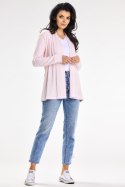 Sweter Kardigan Model A655 Powder Pink - awama Awama Sweter Kardigan Model A655 Powder Pink - awama Awama