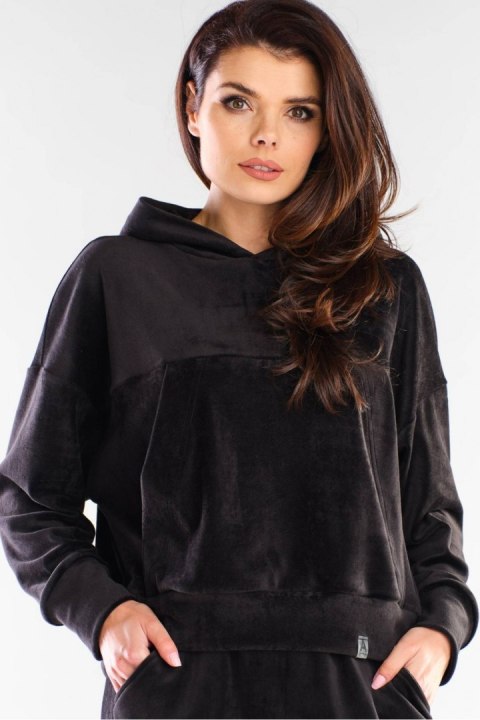 Bluza Damska Model A412 Black - awama Awama Bluza Damska Model A412 Black - awama Awama