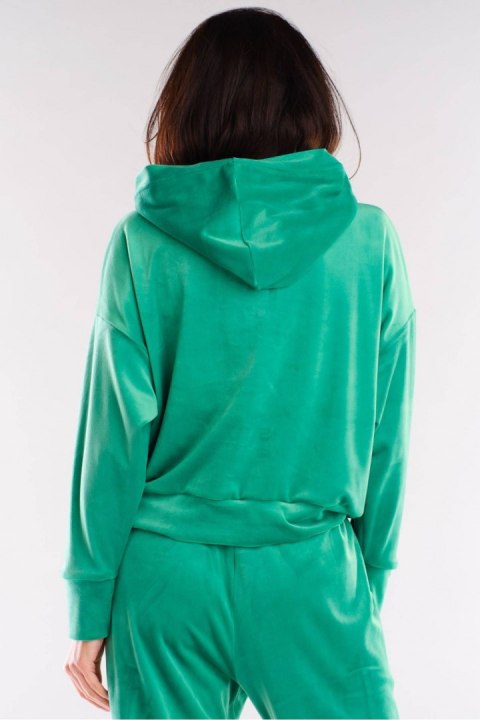 Bluza Damska Model A412 Green - awama Awama Bluza Damska Model A412 Green - awama Awama