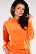 Bluza Damska Model A412 Orange - awama Awama Bluza Damska Model A412 Orange - awama Awama