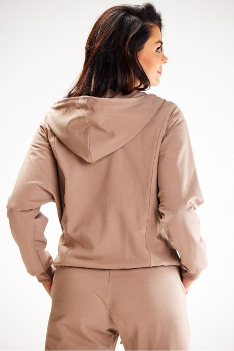 Bluza Damska Model A607 Latte - awama Awama Bluza Damska Model A607 Latte - awama Awama
