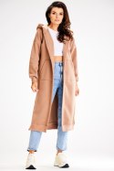 Bluza Damska Model A613 Beige - awama Awama Bluza Damska Model A613 Beige - awama Awama