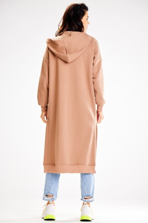 Bluza Damska Model A613 Beige - awama Awama Bluza Damska Model A613 Beige - awama Awama