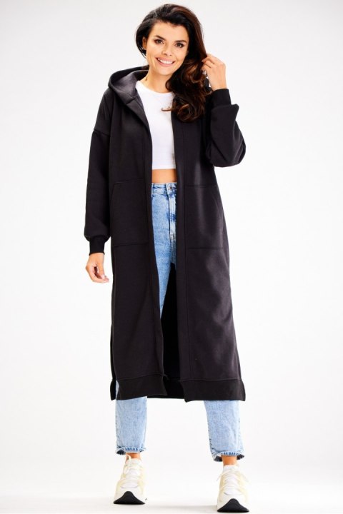Bluza Damska Model A613 Black - awama Awama Bluza Damska Model A613 Black - awama Awama