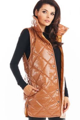 Kamizelka Damska Model A383 Beige Pikówka - awama Awama