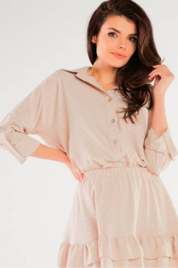Koszula Damska Model A425 Beige - awama Awama