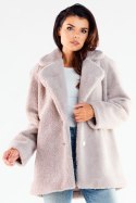 Płaszcz Damski Model A534 Beige - awama Awama Płaszcz Damski Model A534 Beige - awama Awama