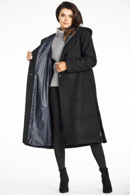 Płaszcz Damski Model A680 Black - awama Awama