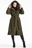 Płaszcz Damski Model A680 Khaki - awama Awama Płaszcz Damski Model A680 Khaki - awama Awama