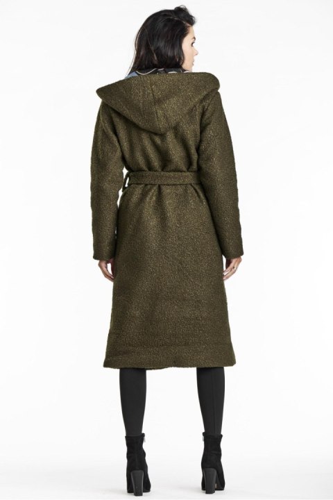 Płaszcz Damski Model A680 Khaki - awama Awama Płaszcz Damski Model A680 Khaki - awama Awama
